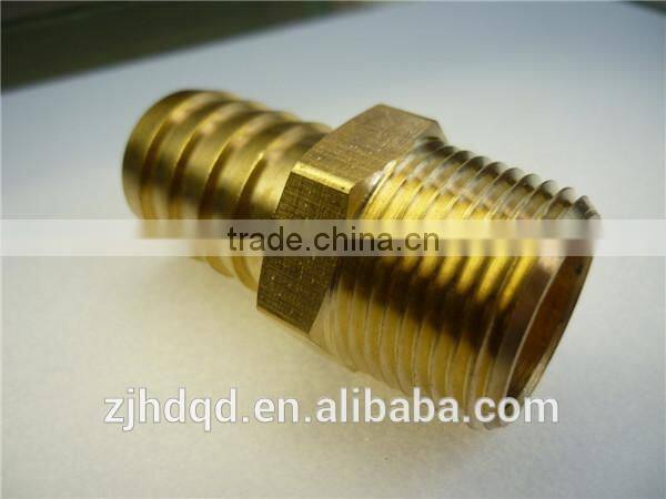 british taper outer-tbread cone sealing water pipe connector/high quality brass pipe connecror