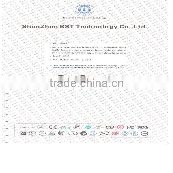 pvc fiber reinforced hose pipe