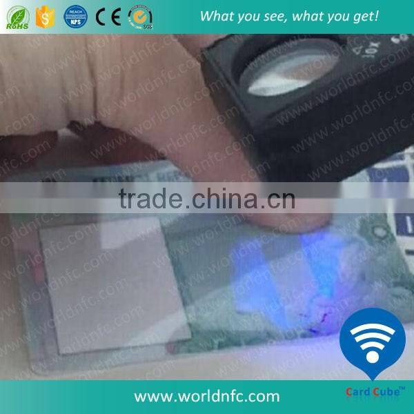 Custom Design Invisible UV Printing PVC Plastic Card For High Security Anti Fake