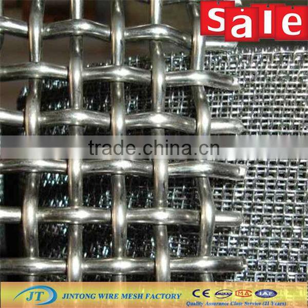 SS stainless steel wire screen mesh Jintong brand crimped wire for garden fence(manufacturer)
