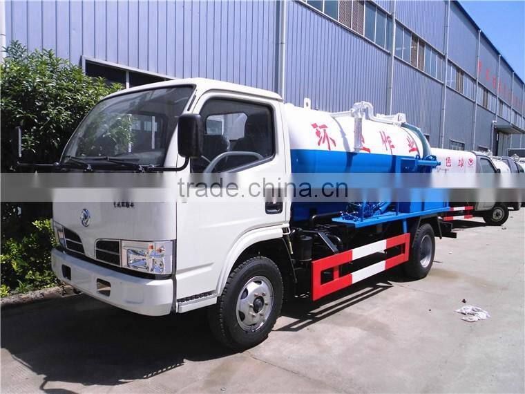 DF 4 cubic meters sewage truck, small sweage truck for sale