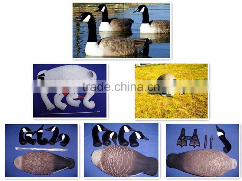 wholesale goose decoy for hunting, garden decorative mold goose