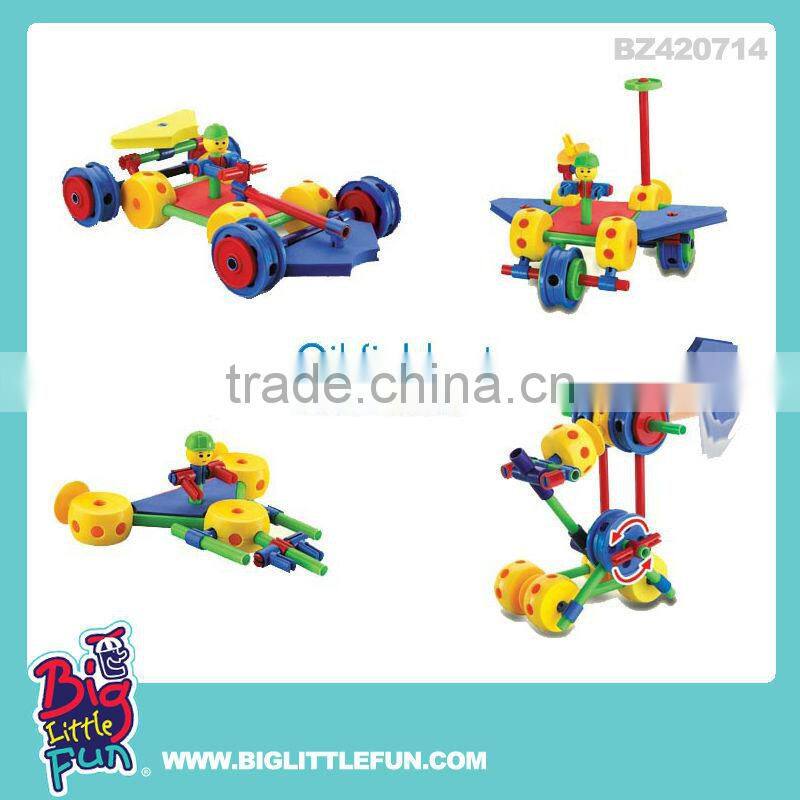 55pcs snow flower toy building block