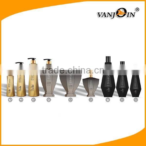 Plastic Pressed Screw Pump Bottle Lotion Shampoo PET