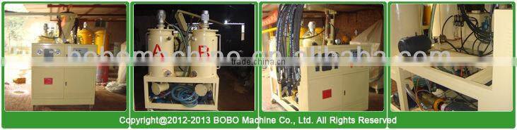 High configuration polyurethane foam insulation injecting machine