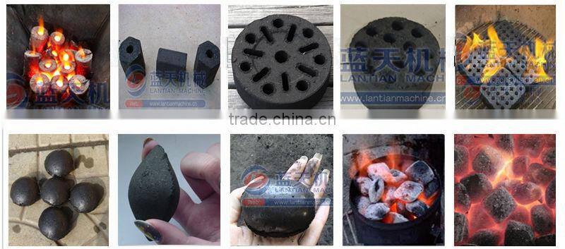High output good quality bamboo charcoal brick machine