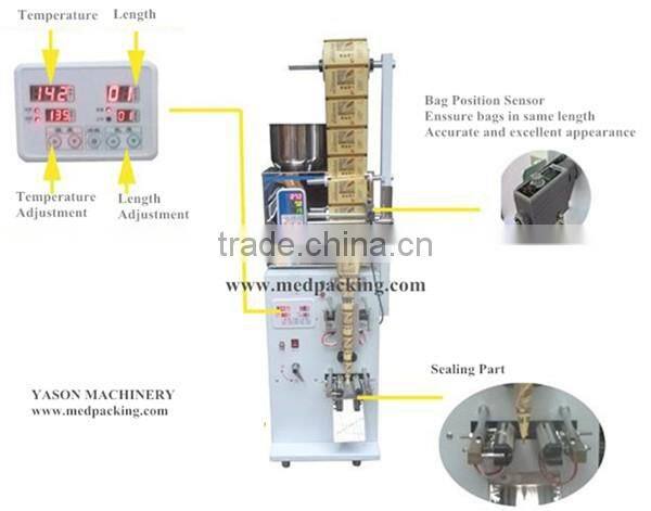 BP100 2-99g Bag Packing Machine with Bag Position Setting System