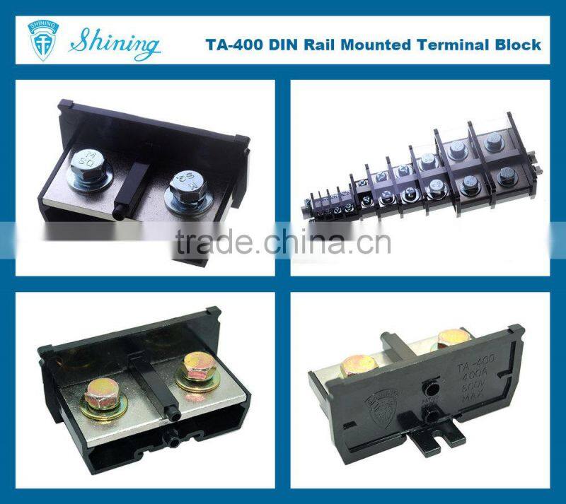 TA-400 Din Rail Type M10 Screw 600V 400A Weidmuller Wire Connector