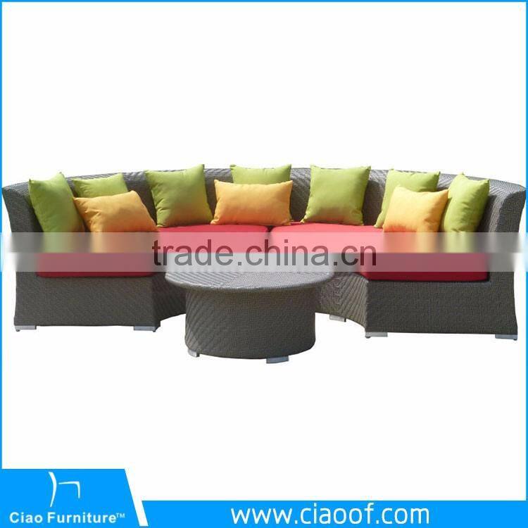 Foshan Supplier Big Half Round Outdoor Furniture
