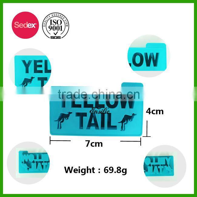 Non-toxic Distinctive Food Grade English Composition Design Silicone Cake Mould