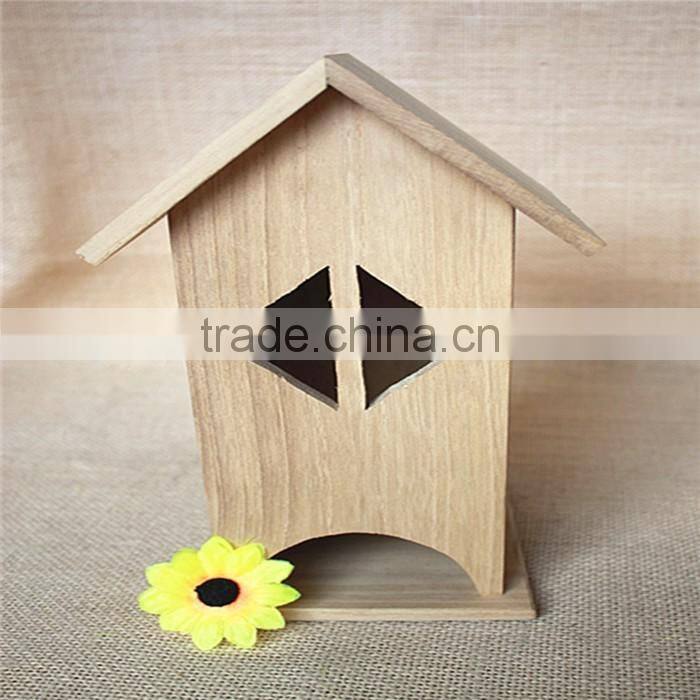 Wooden carved bird miniature wood crafts houses for sale