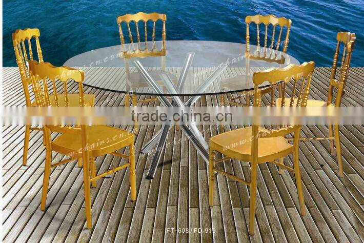 Factory price tempered glass folding for dining tables