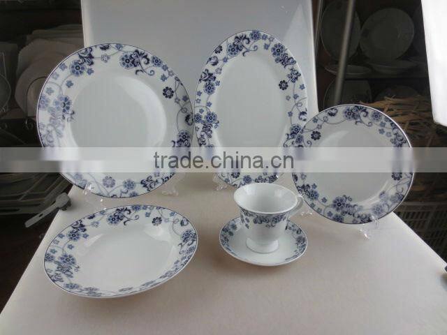 32pcs decal porcelain dinner ware set