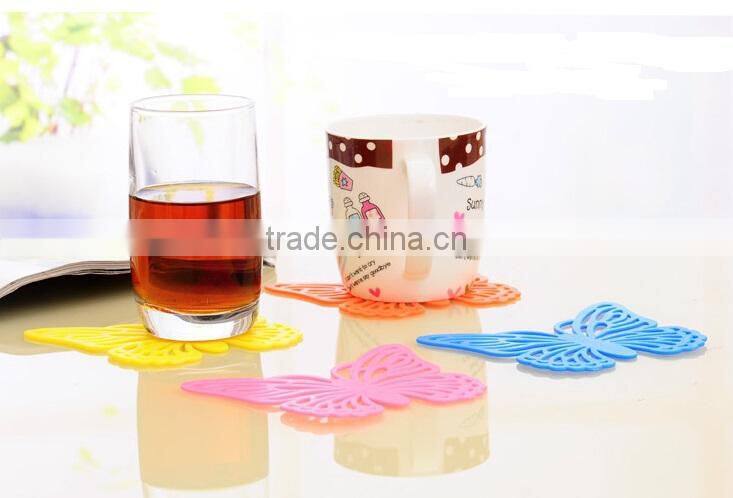 Butterfly Shaped Heat Pads Tea Cup Coaster