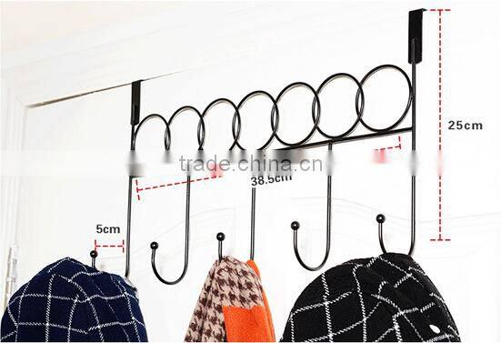 Multi-Function Metal Over The Door Hanging Hooks