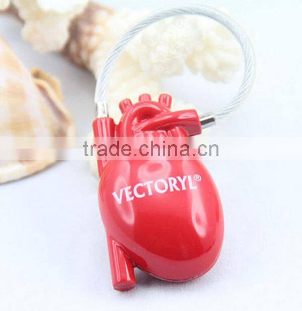 Human heart shape combination lock