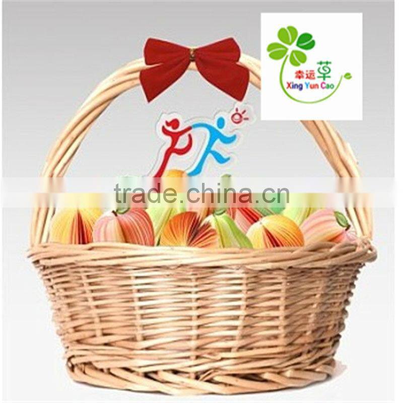 2013 lated new desigin willow wicker gift basket with handle