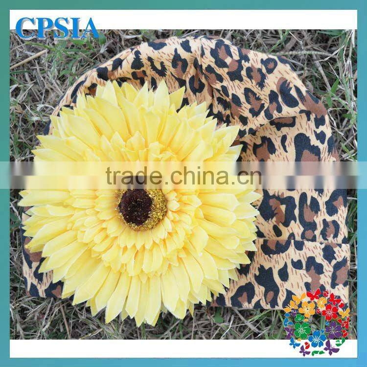 Zerra toddler cotton beanie hat with flowers