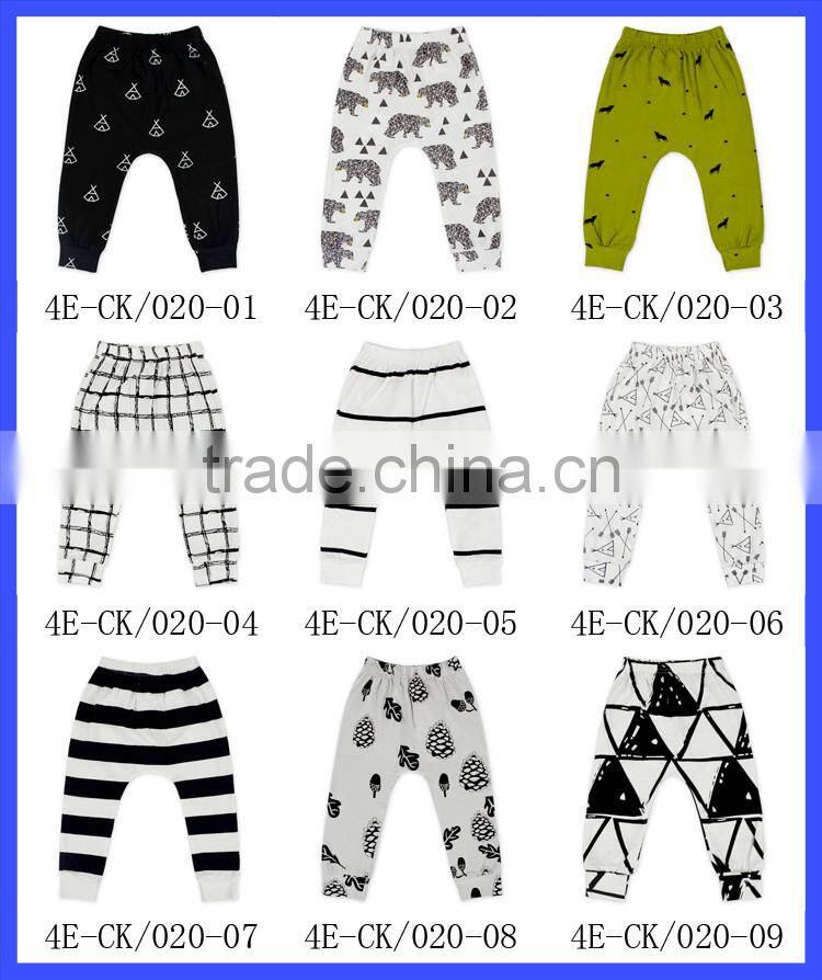 Newborn Toddler Boy Triangle Print Training Pants Baby Cotton Long Pants