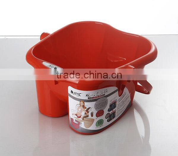 Plastic foot washing bucket
