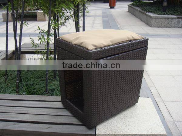 rattan cardboard cat house