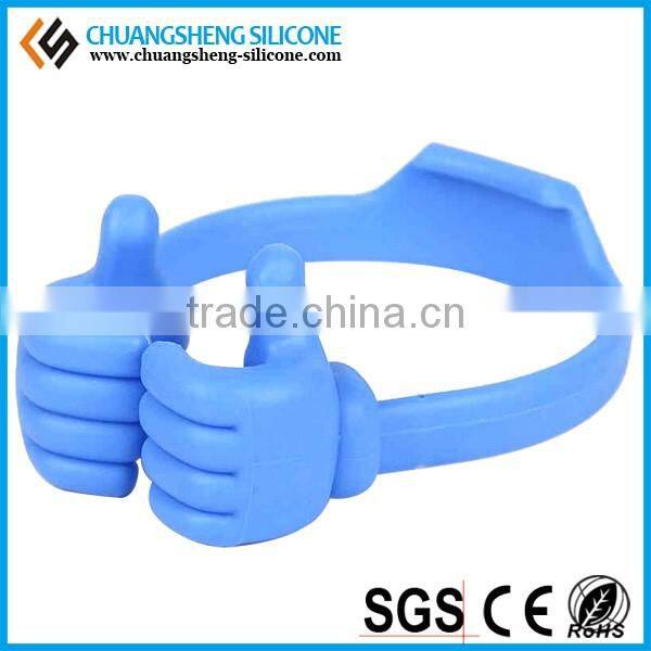 Hot!! Quite cheap silicone promotional gift phone holders