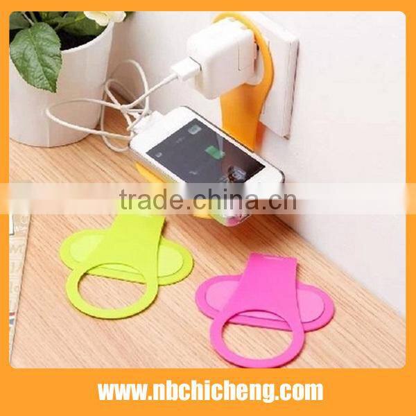 Plastic Foldable Mobile Phone Charger Holder
