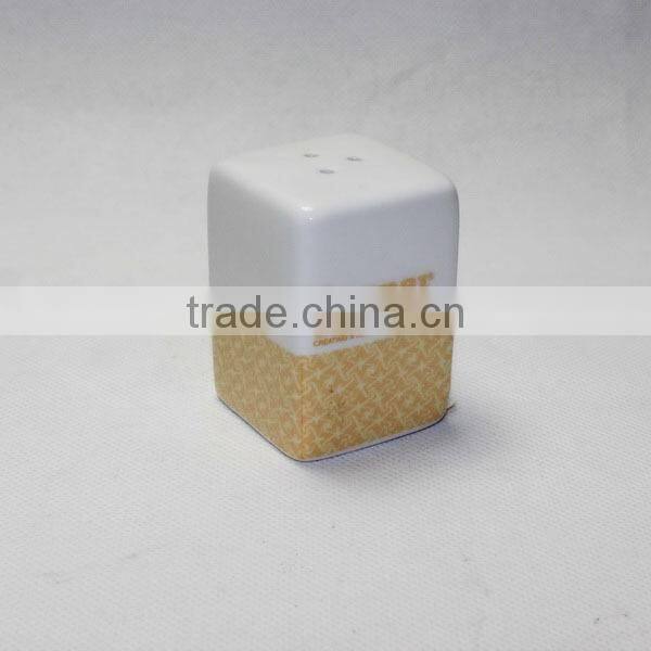 Porcelain salt and pepper shaker