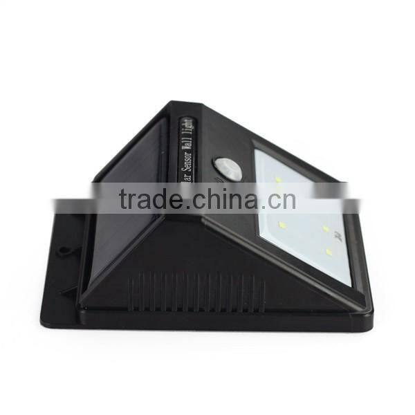 Wall Light, Bright Solar Power Outdoor LED Light No Tools Required Peel and Stick Motion Activated
