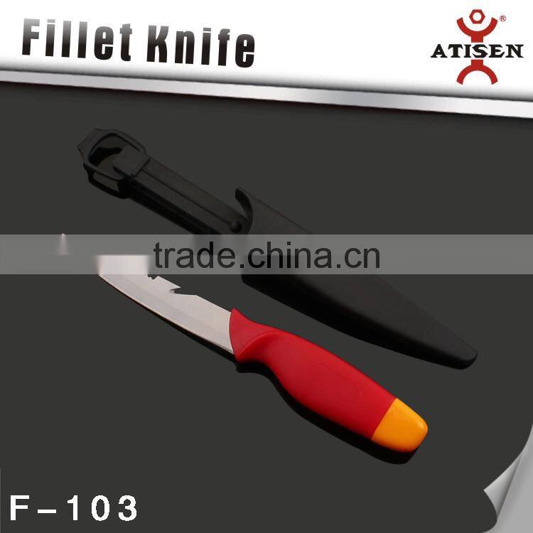 High quality fillet knife,stainless steel fishing knife