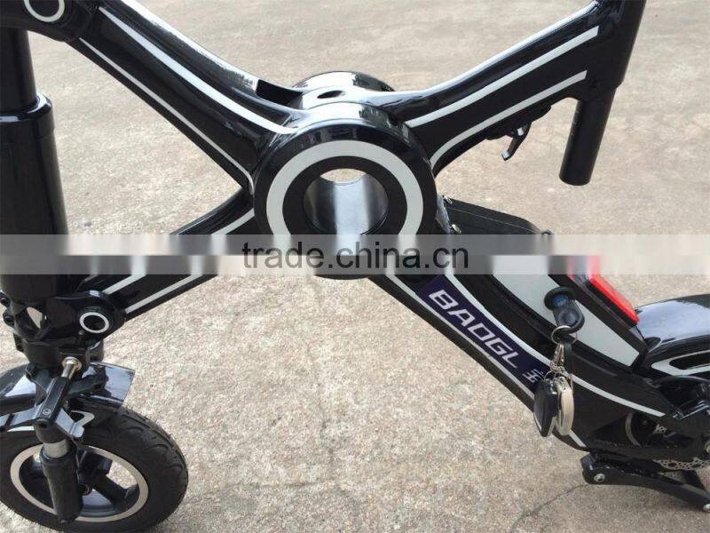 Baogl Chinese Mini portable 2 wheel foldable smart balance scooter electric bike/bicycle for adults