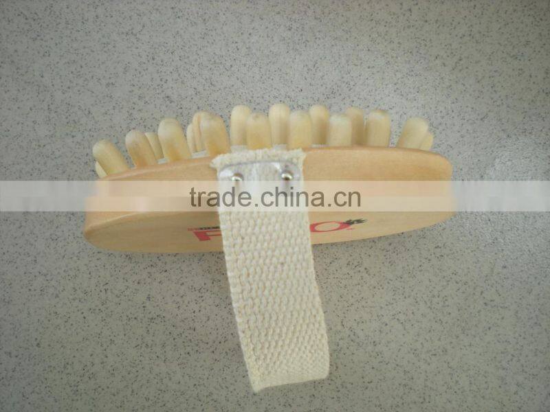 Hand-Held Natural Wooden Body Massage Brush