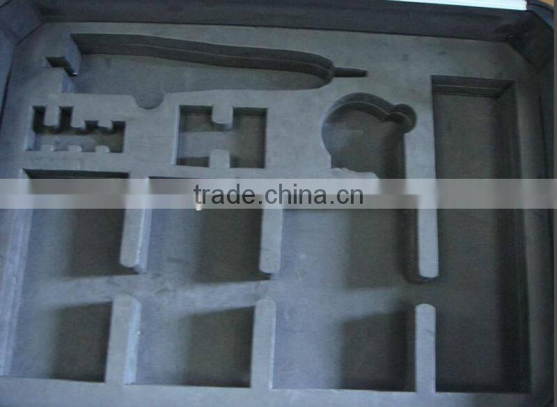 customed die cut pu expanding packing foam tableware packing