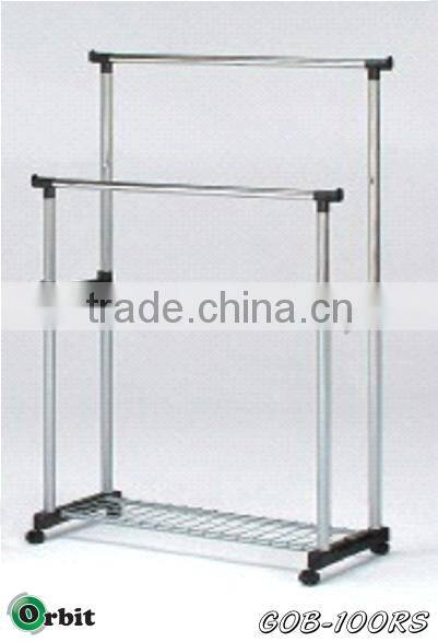 Stainless steel clothes hanger stand, metal clothes hanger