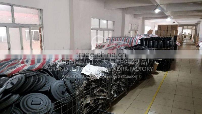 ash coal bucket powder coated black matt metal coal bucket