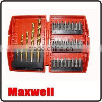 15pcs HSS Titanium Drill Set