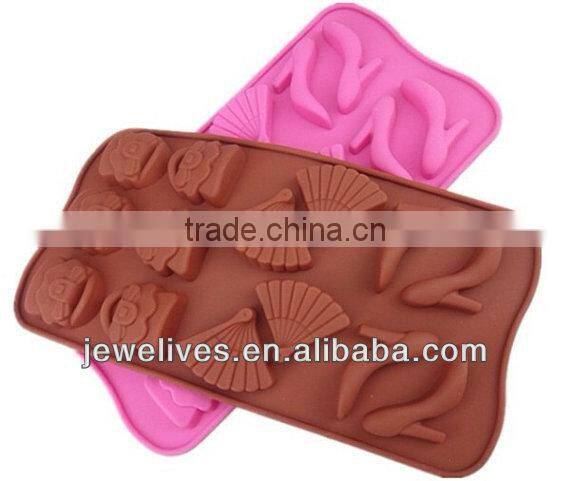 Fruit shape silicone ice tray mold