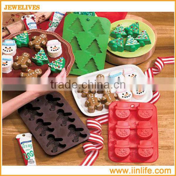 LFGB/FDA Christmas Tree Shaped Silicone Ice Cube/silicone christmas tree ice mould
