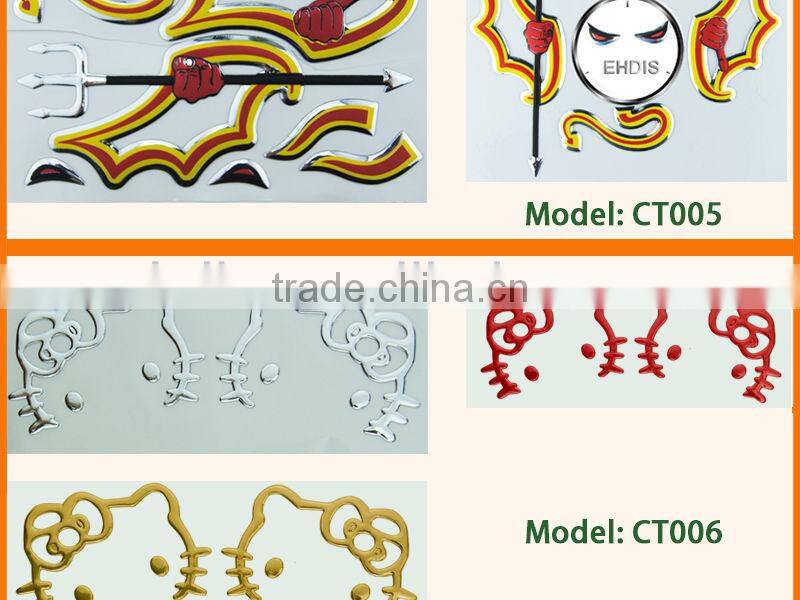 bear claw car stickers decal to stick on the logo of auto