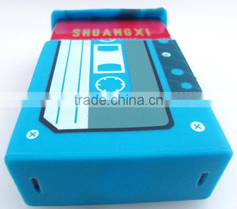 Unique Leather/Silicone DIY Cigarette Case Wallet(FDA, ROHS)