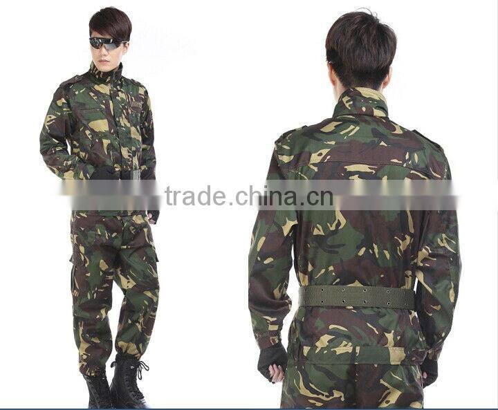 High quality camouflage training uniform, army combat uniform