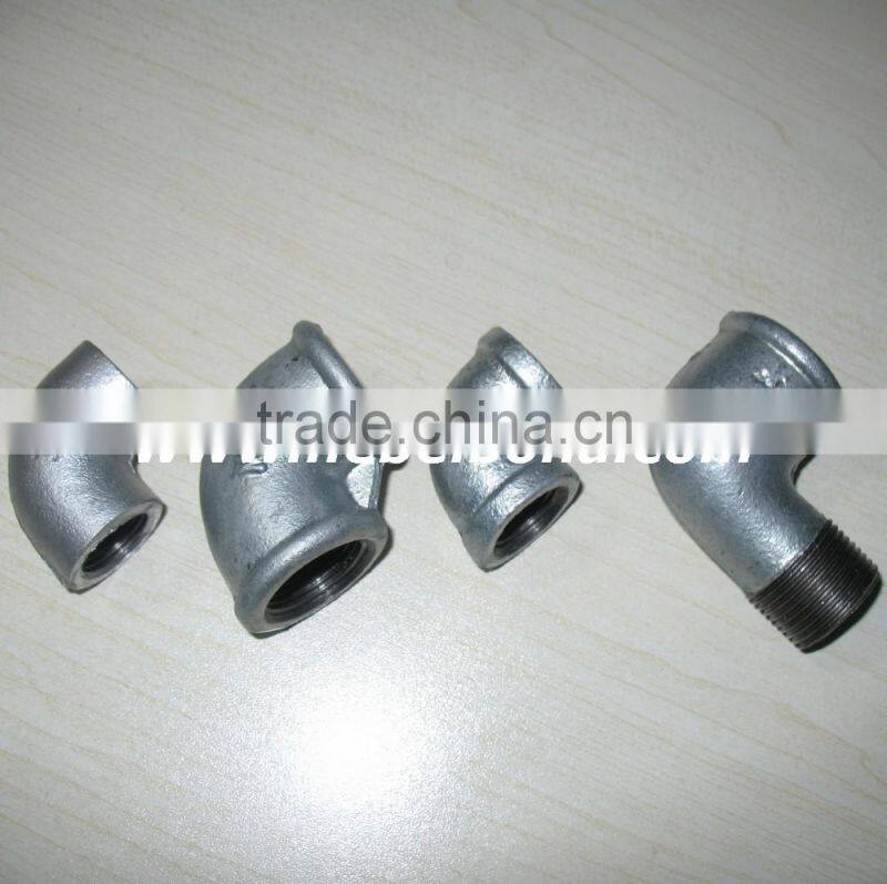 DIN Standard Male female thread Malleable iron pipe fittings