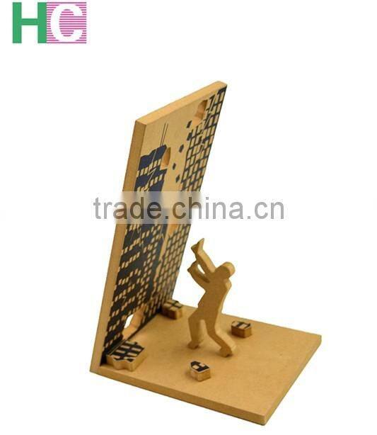 Fashion New Design Wooden Book End ,Book Stand