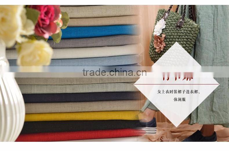 high quality 100% pure linen yarn dyed textile