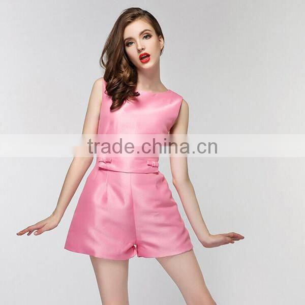 New fashion Korean style women casual romper sleeveless short adult romper