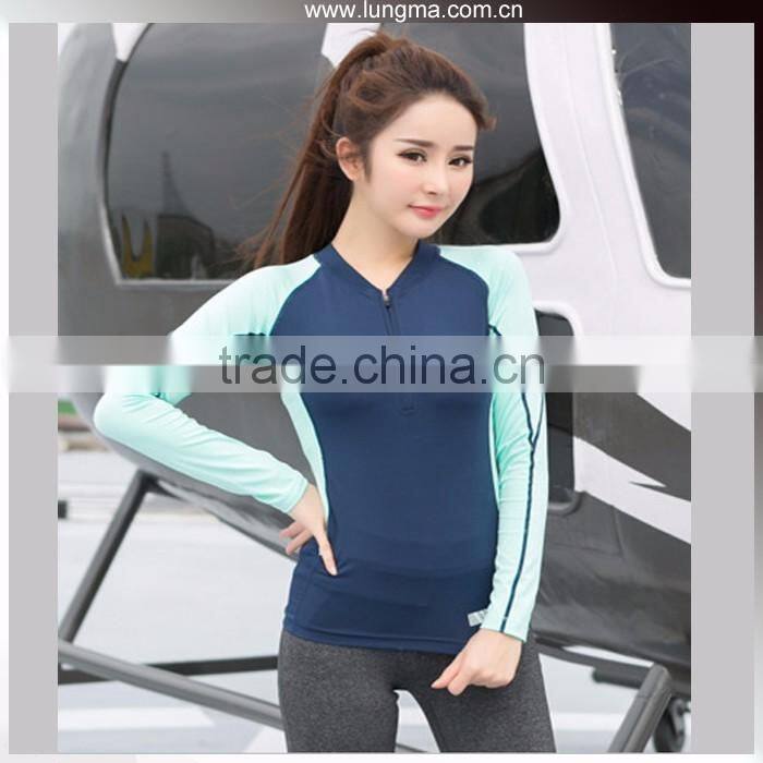 Long Short Sleeve Wholesale Blank Custom Compression Shirts