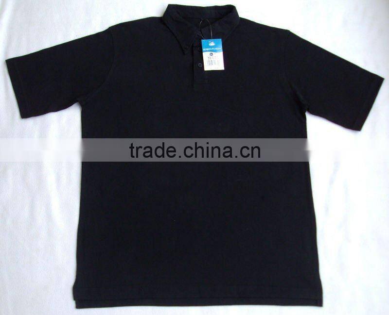 blank Pique Polo t- shirts, high quality custom design solid polo shirt