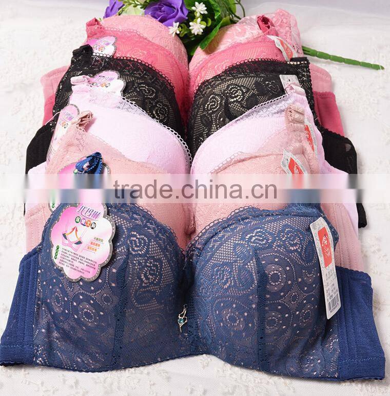 GZY sexy and comfortable Cheap nylon/spandex colored bra