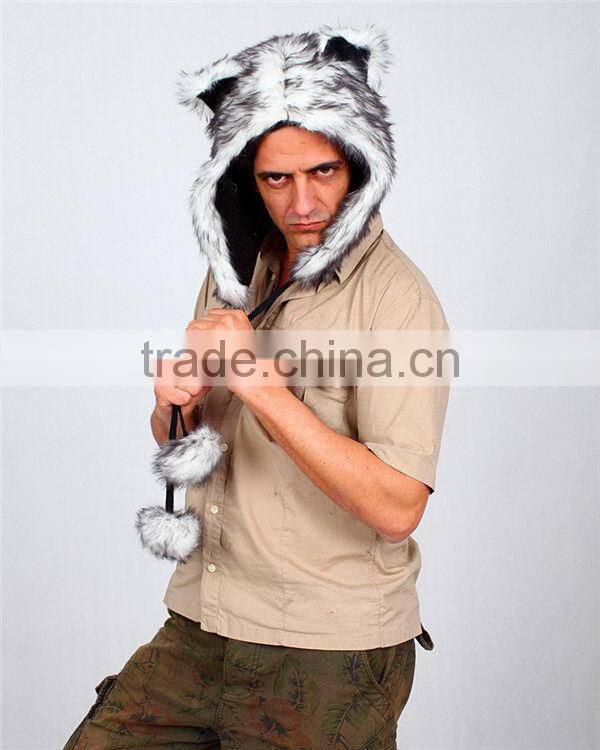 Durable best selling carniva animal printed wool felt hood hats