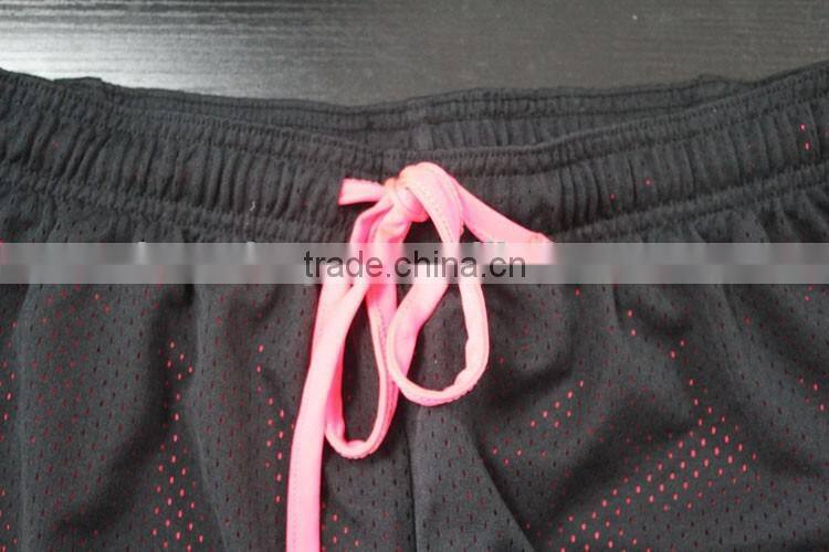 2016 New Style Double Layer Blank Yoga Pants Running shorts